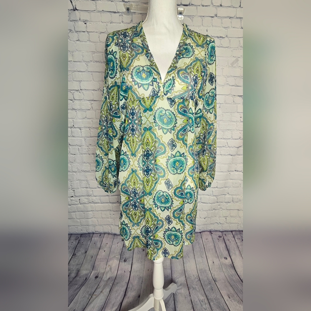 Bailey Girl Vibrant Paisley Patterned Dress S